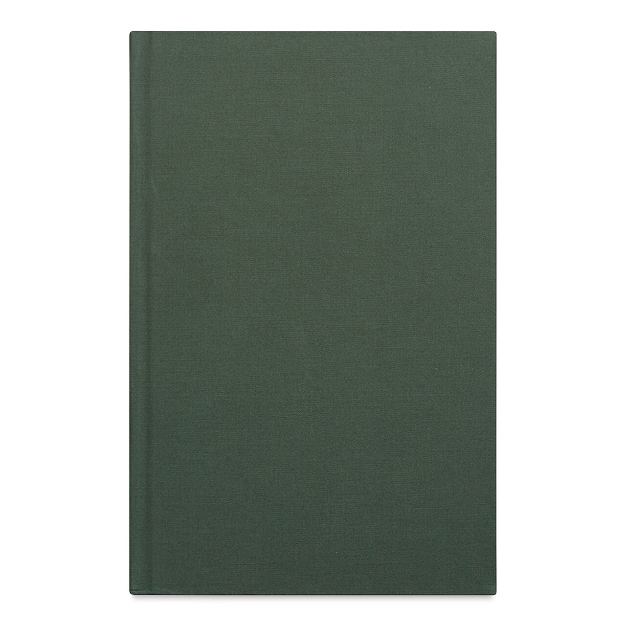 Gry Mattr Essential Linen Dotted Notebook - 5-3/4" x 8-1/2", Forest